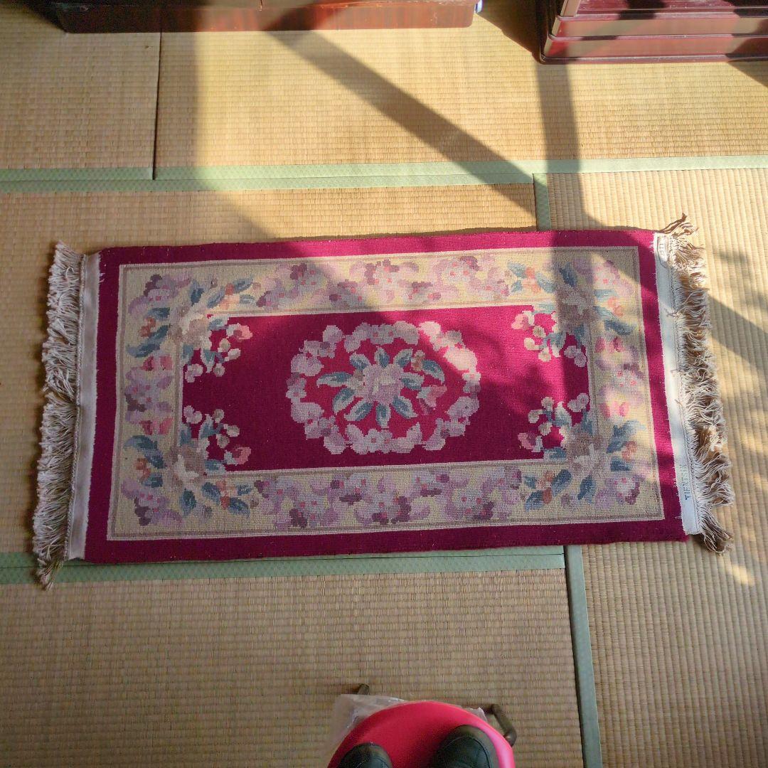 ★最終値下げ 超特価セール★緞通 段通 玄関マット キッチンマット 肉厚約2cm