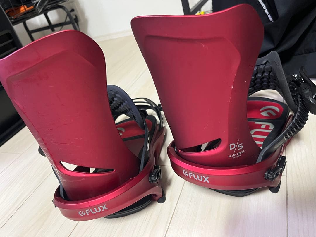 FLUX DS Lサイズ 20-21 RED ビンディング 赤 　美品