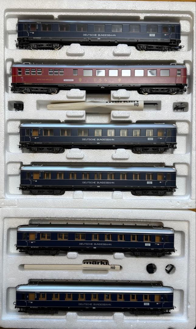 メルクリン43209+43219 Express Loreley 客車6両