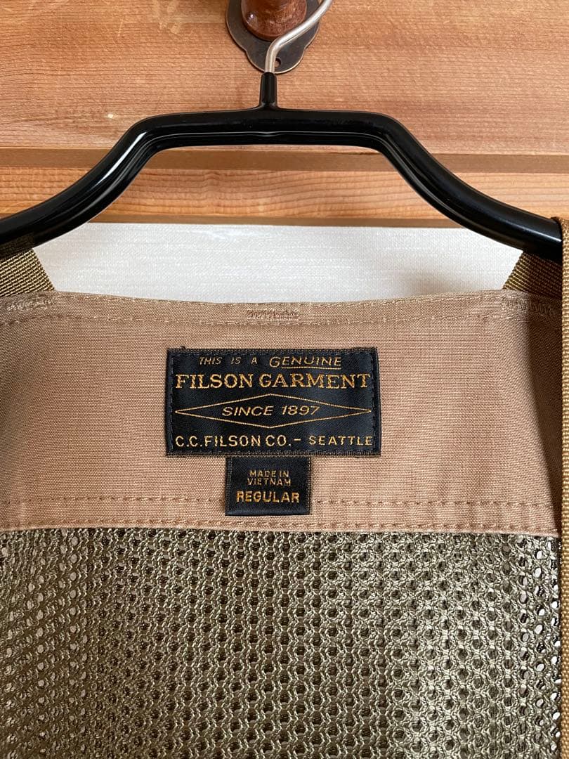 Filson フィッシングベスト ベージュ レギュラー