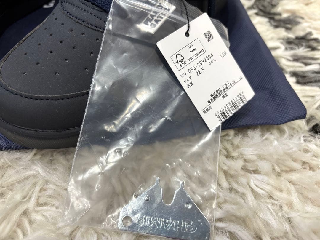 PEARLY GATES ネイビー ゴルフシューズ 22.5センチ 新品