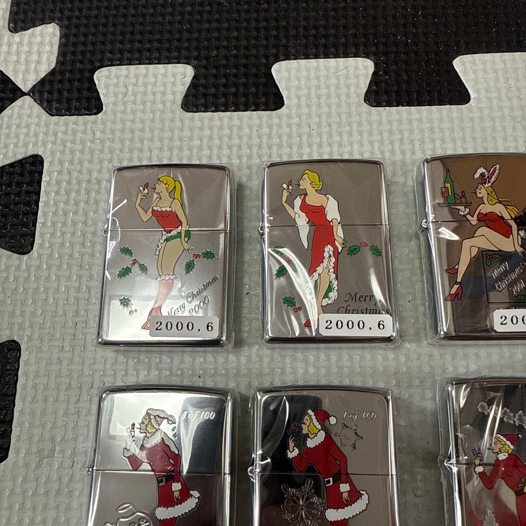 クリスマスデザイン Zippoライター 12個セット