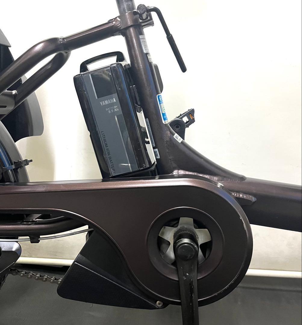 1年保証 新型　ブリヂストン　ビッケポーラー　20インチ　茶　電動アシスト自転車