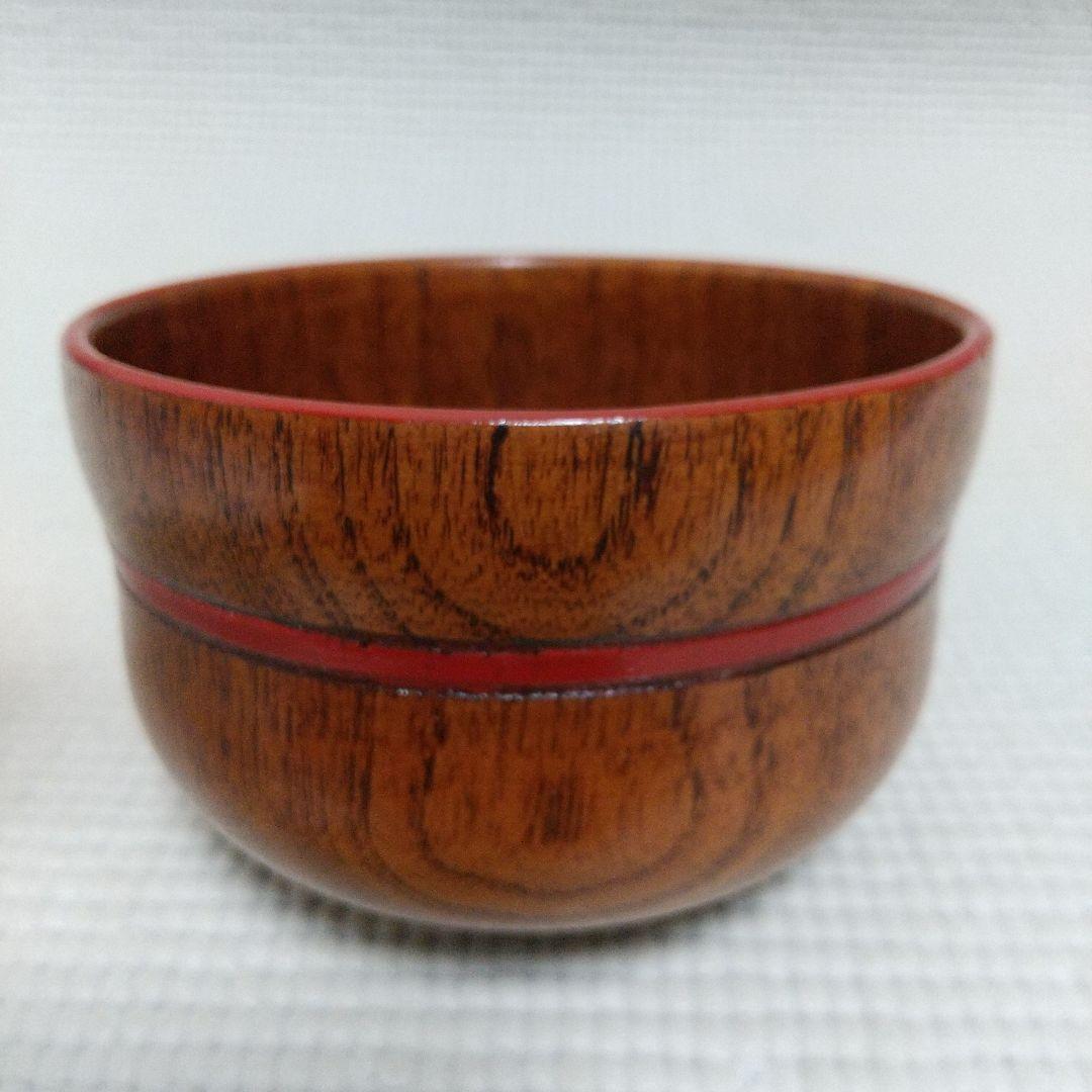 手に馴染む♪ひさご型の 特選 汁椀揃 うるし塗装 5客