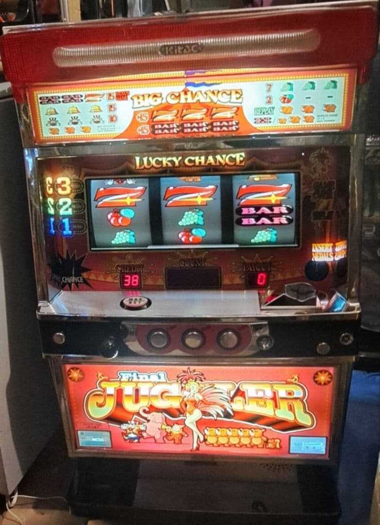 ジャグラーTM2　ファイナルジャグラー　不要機つき　パチスロ実機