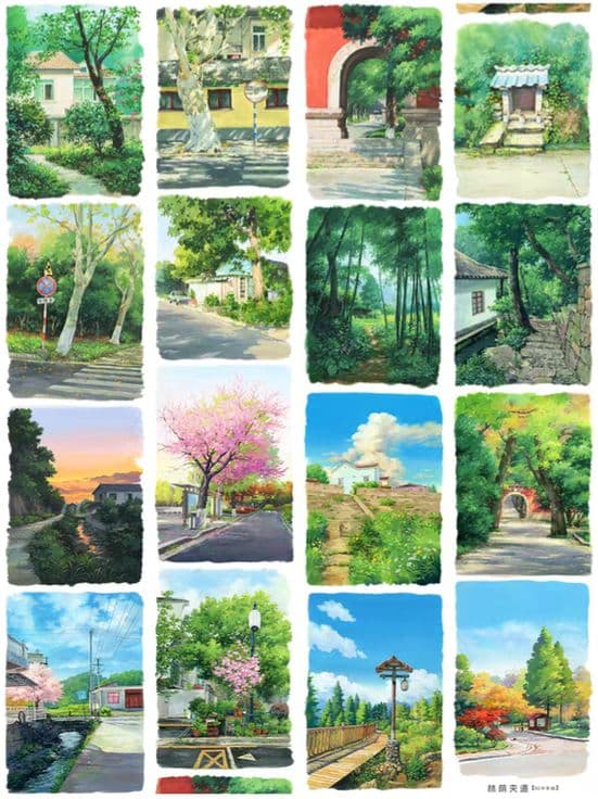 新品まとめ売り☆海外マステ PETテープ 巻き売り 風景・装飾系 10巻セット♡