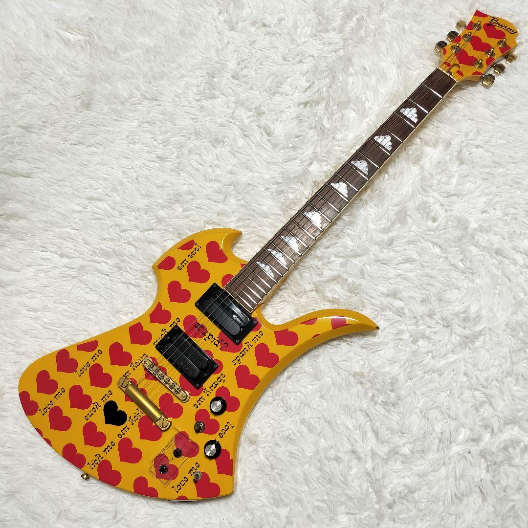 ギター BURNY MG-145S HY YELLOW HEART