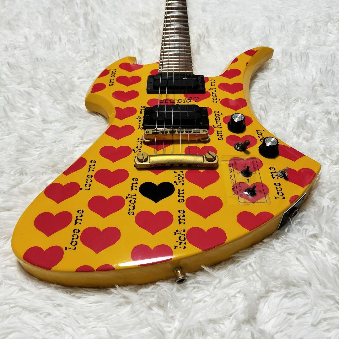 ギター BURNY MG-145S HY YELLOW HEART