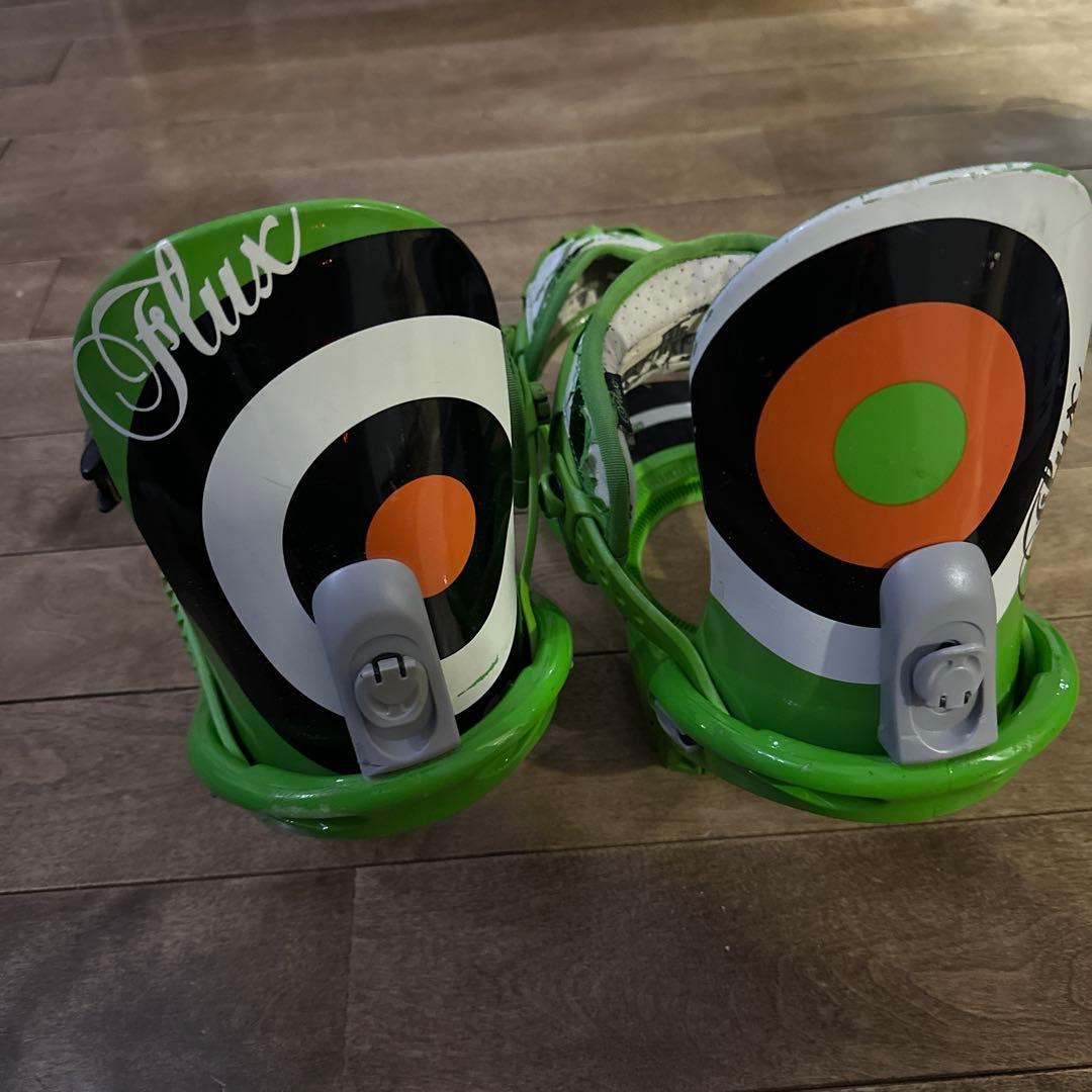 Flux スノーボード ビンディング M グリーン