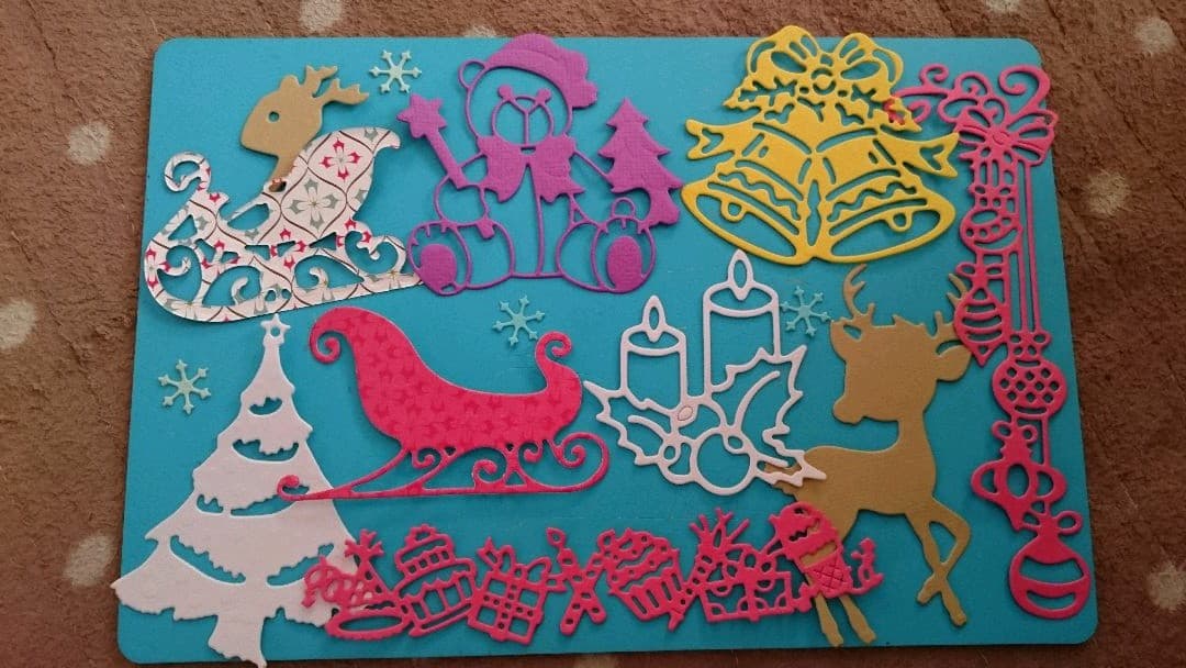 アルバム素材① クリスマス 冬 アルバム カード