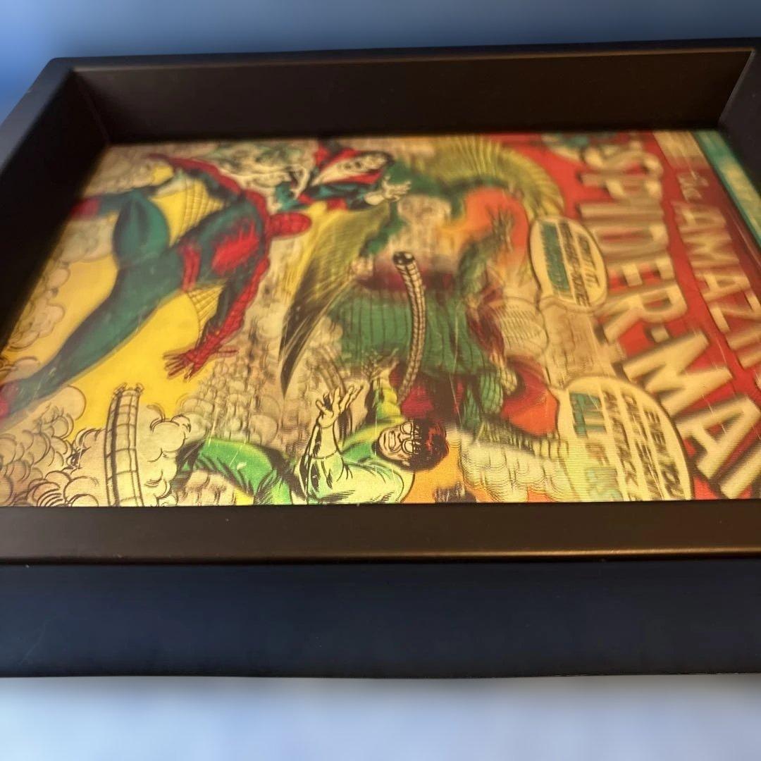 希少 スパイダーマン コミック レンチキュラ―額ポスター