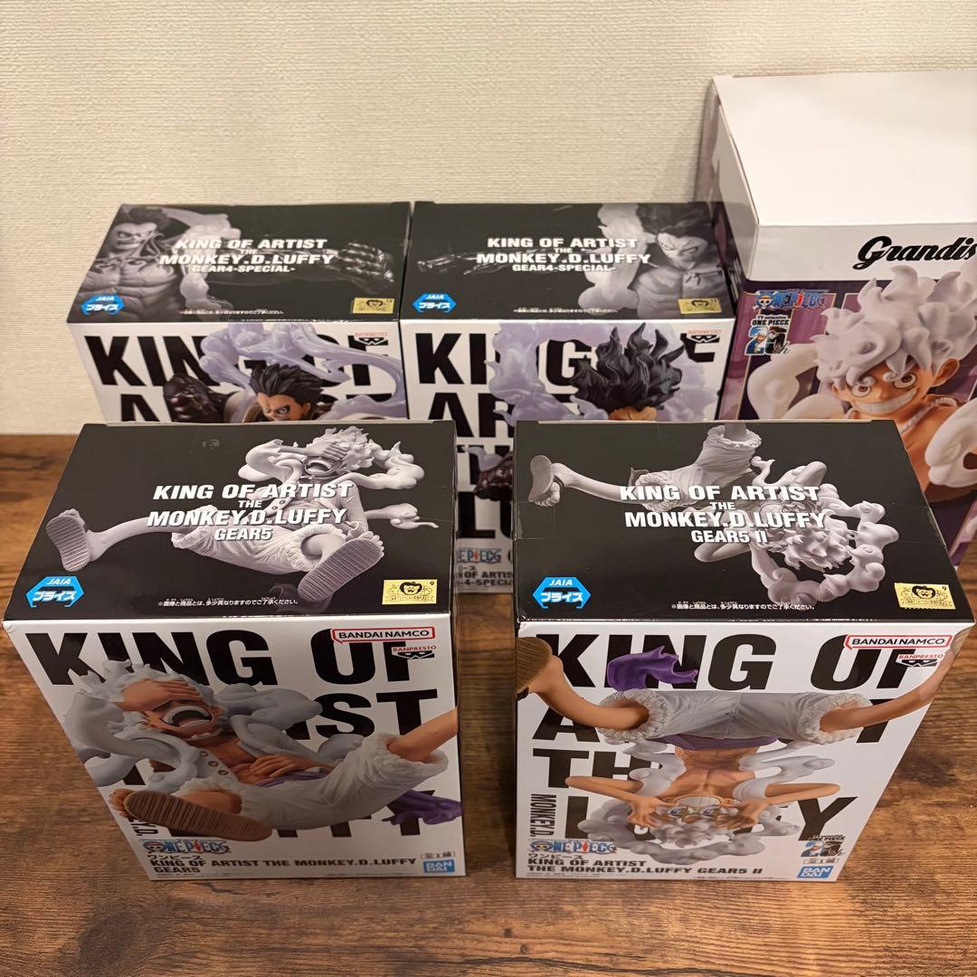ワンピース KING OF ARTIST ルフィニカギア4ギア5グランディスタ