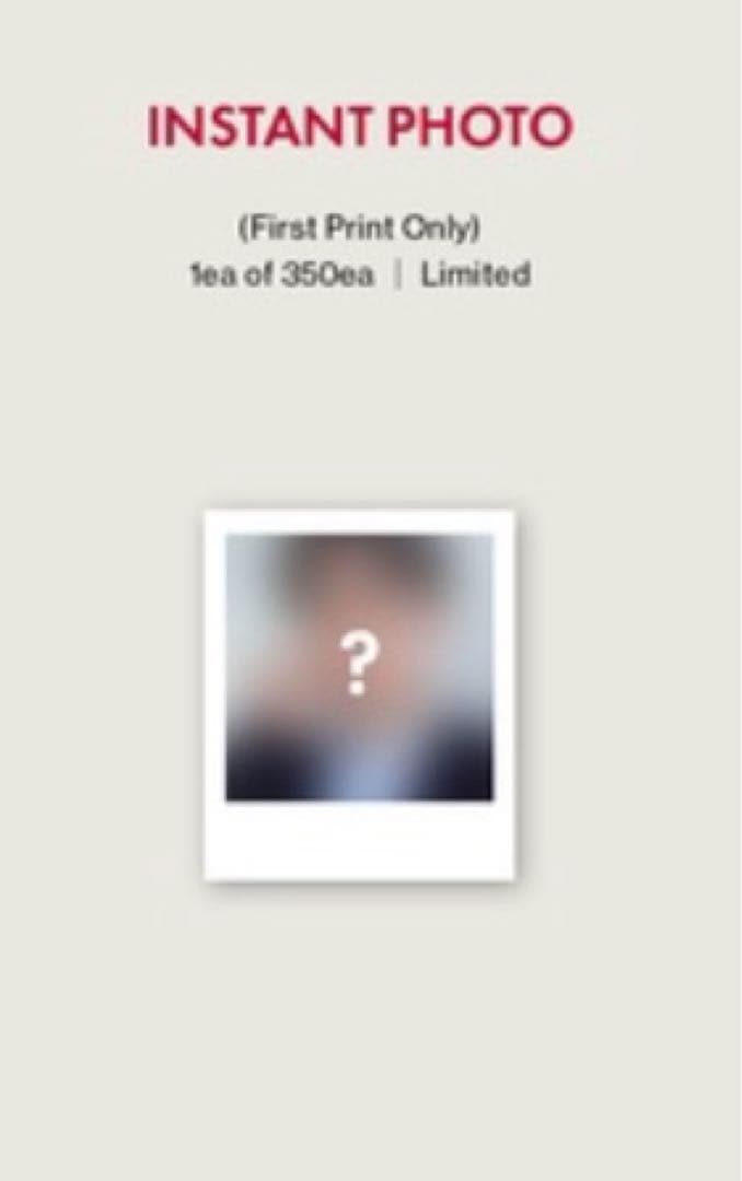 ENHYPEN インスタントフォト　ポラロイド　直筆サイン