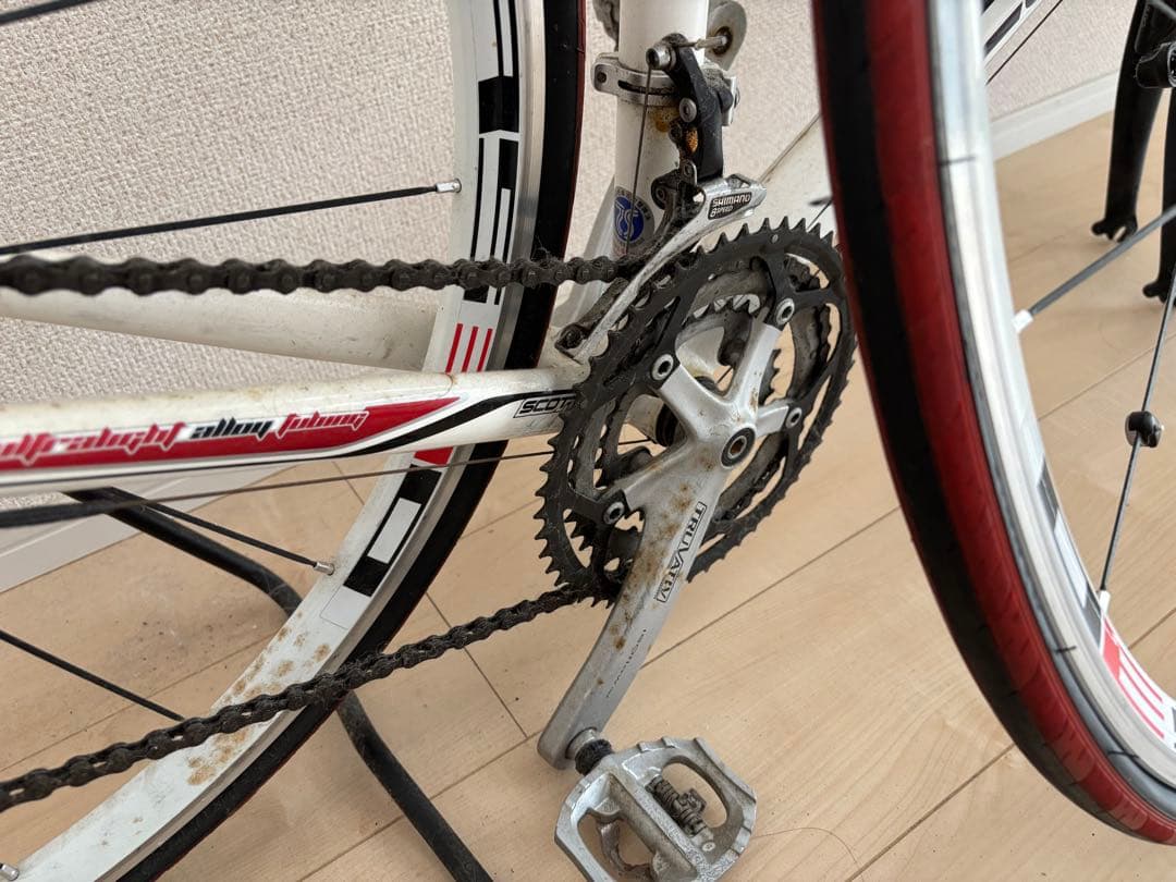 SCOTT クロスバイク 700C ホワイト　室内保管