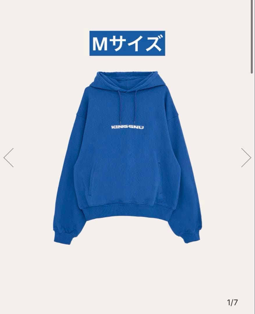 King Gnu フーディ KG IS DEAD HOODIE [ブルー]