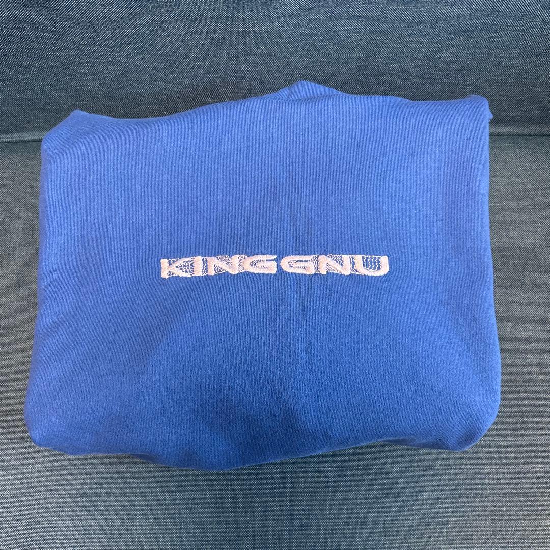 King Gnu フーディ KG IS DEAD HOODIE [ブルー]