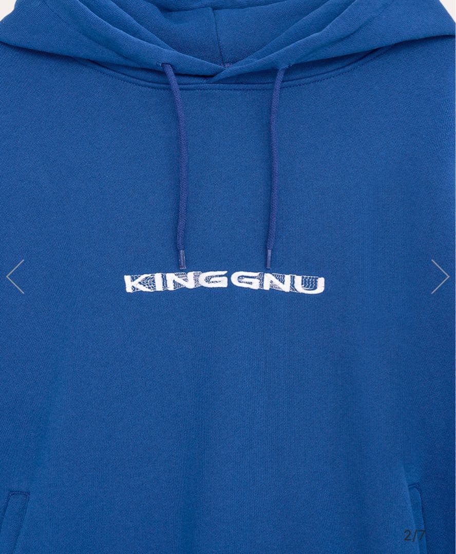 King Gnu フーディ KG IS DEAD HOODIE [ブルー]