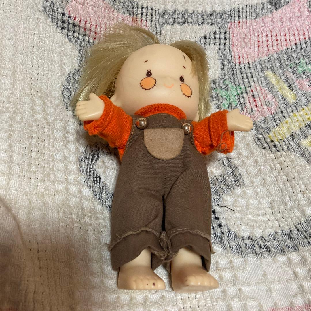 サンリオ　昭和レトロ　ヴィンテージ 人形　ソフビ　中古品　サンリオ旧ロゴ刻印