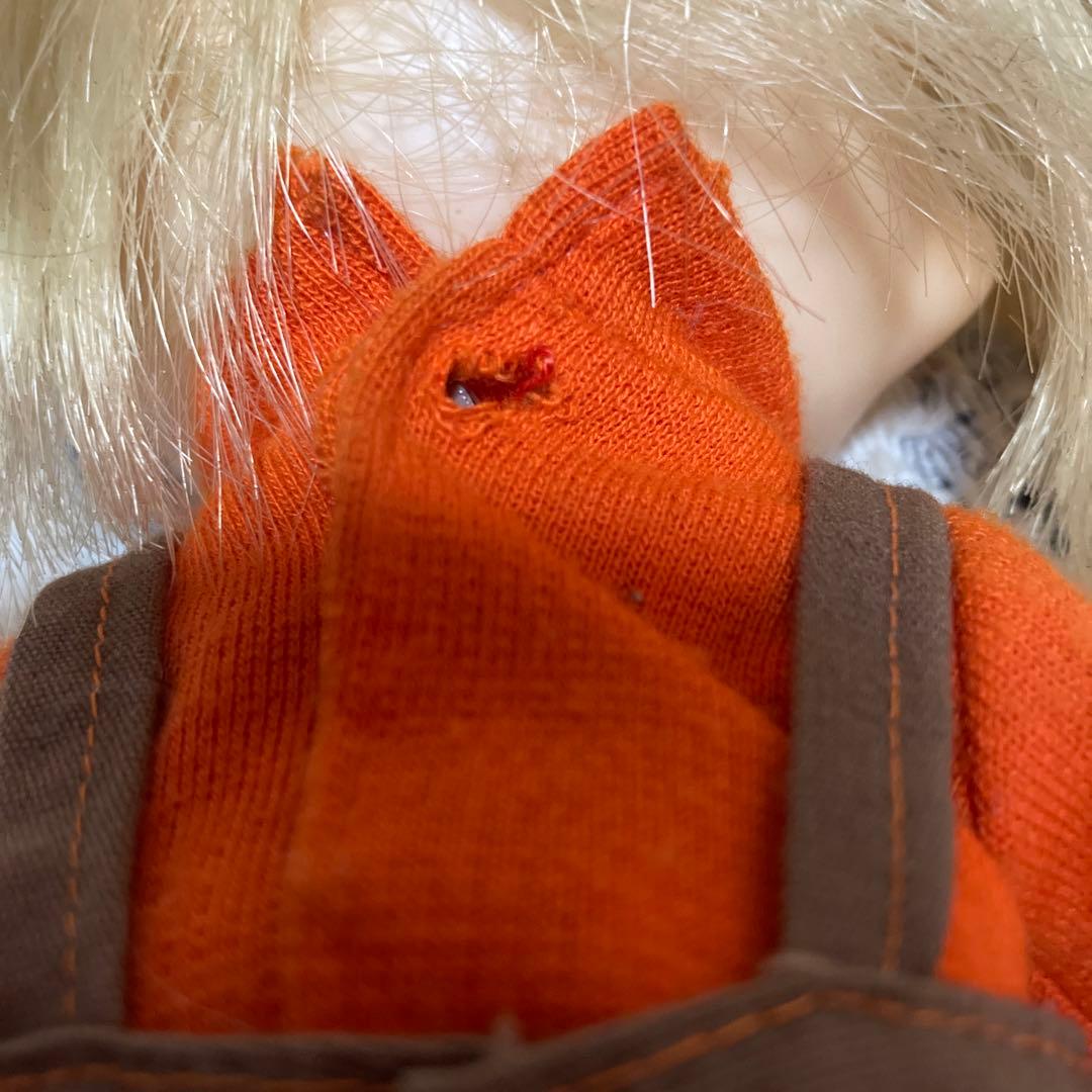 サンリオ　昭和レトロ　ヴィンテージ 人形　ソフビ　中古品　サンリオ旧ロゴ刻印