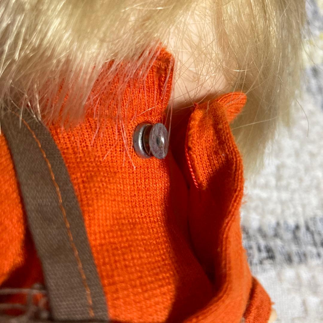 サンリオ　昭和レトロ　ヴィンテージ 人形　ソフビ　中古品　サンリオ旧ロゴ刻印