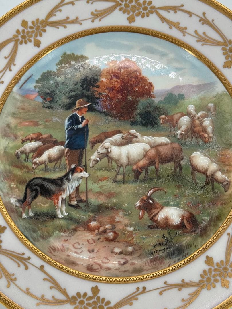 フランス・リモージュ、Haviland & Co装飾皿