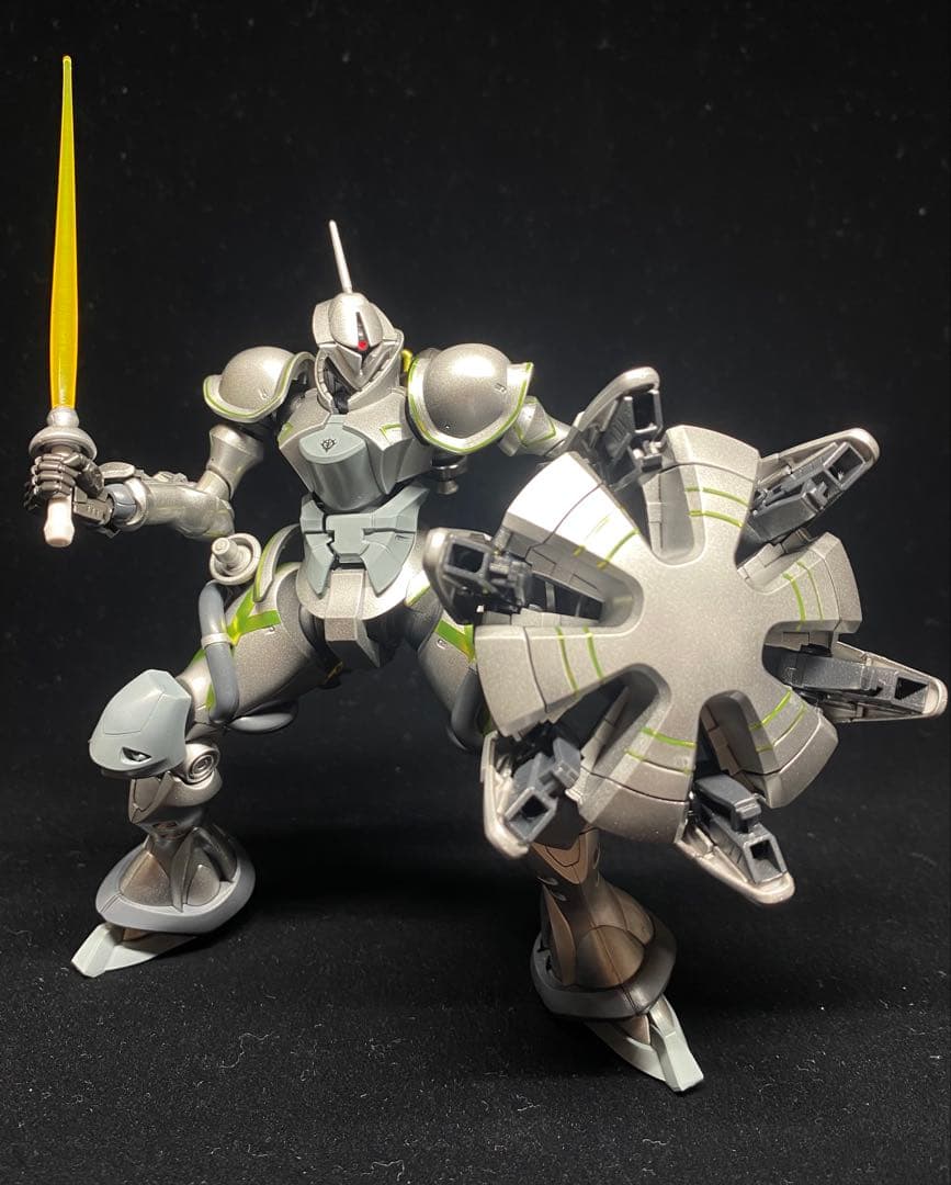 【ガンプラ完成品】　HG エグザベ専用ギャン（ハクジ装備）
