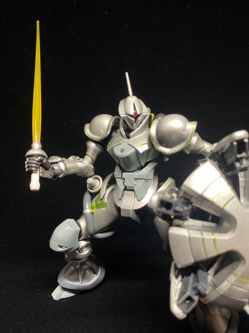 【ガンプラ完成品】　HG エグザベ専用ギャン（ハクジ装備）