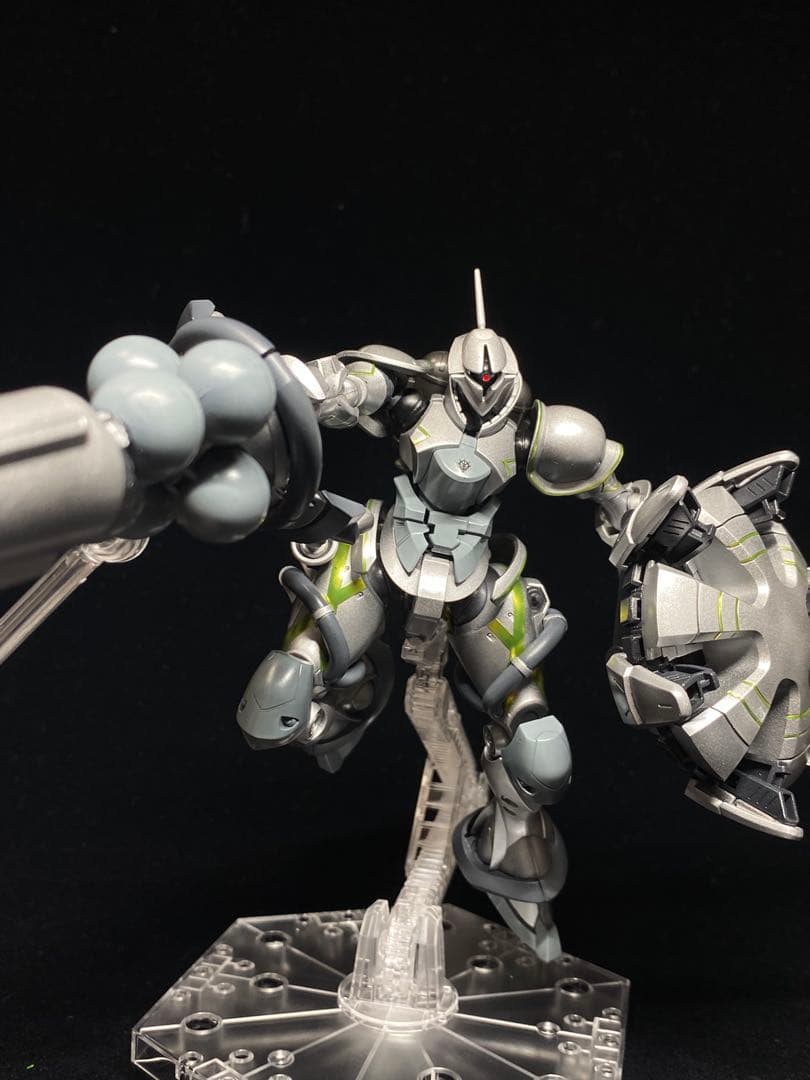 【ガンプラ完成品】　HG エグザベ専用ギャン（ハクジ装備）