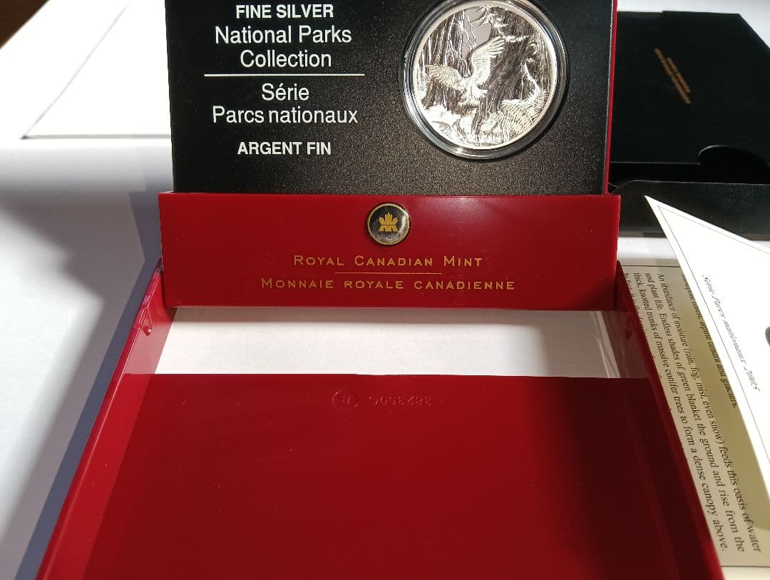 ☆激レア☆2006年カナダ20ドル記念銀貨 国立公園ノース・パシフィック・リム