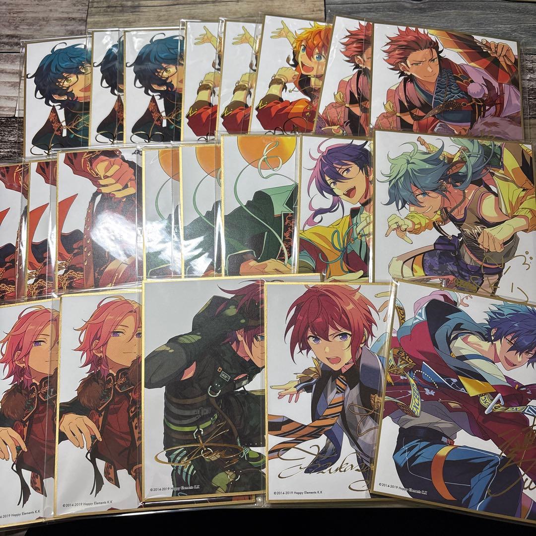 あんスタ　色紙　ぱしゃっつ　ぱしゃこれ　エモカ　ブロマイド　箔押し　まとめ売り