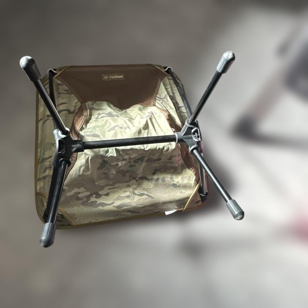 Helinox 迷彩柄 アウトドアチェア　美品