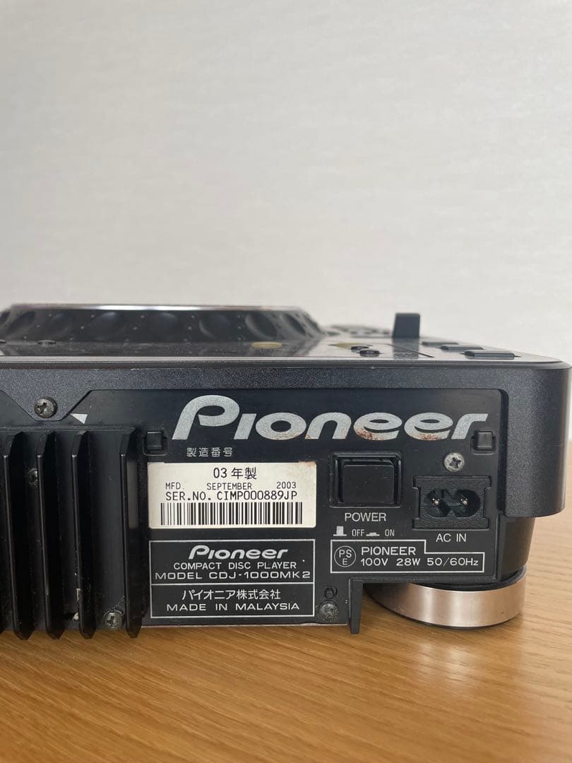 Pioneer CDJ-1000MK2 CDプレーヤー