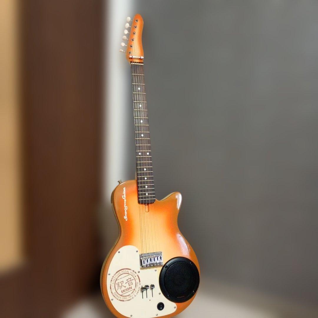 【週末値下】EKION 内蔵スピーカー付きエレキギター（エレアコ）　ジャンク