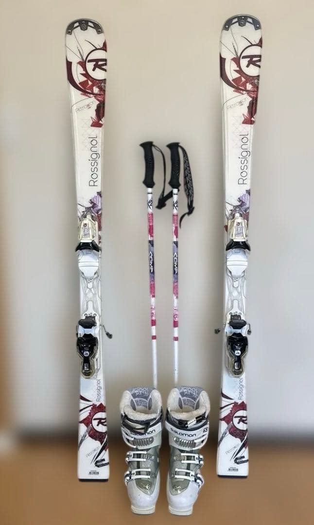Rossignol スキー板 Salomon スキーブーツ セット