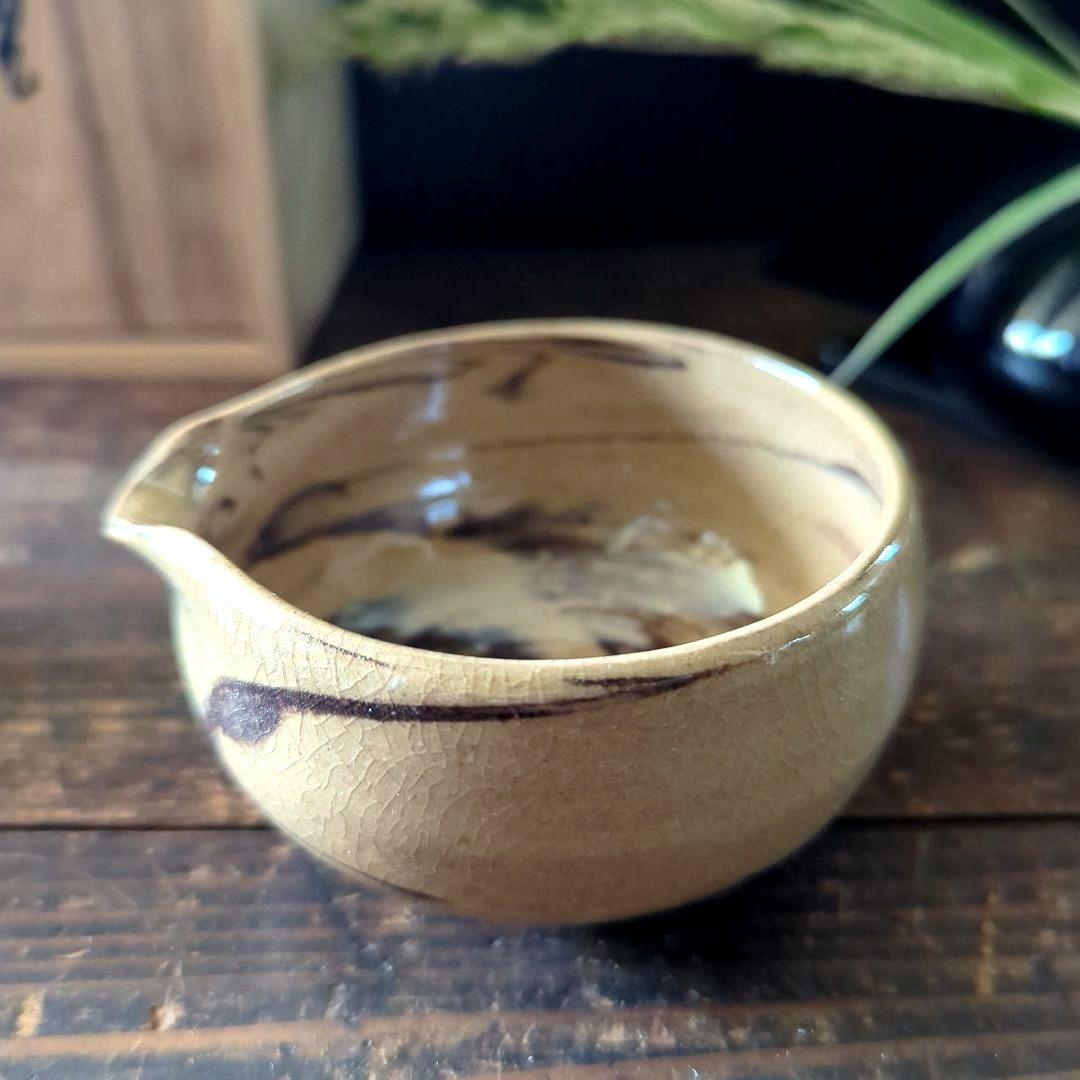 陶芸　茶道具　上野焼　香春徹山窯　山岡徹山　玉露茶器揃【宝瓶•湯冷まし•湯呑み】