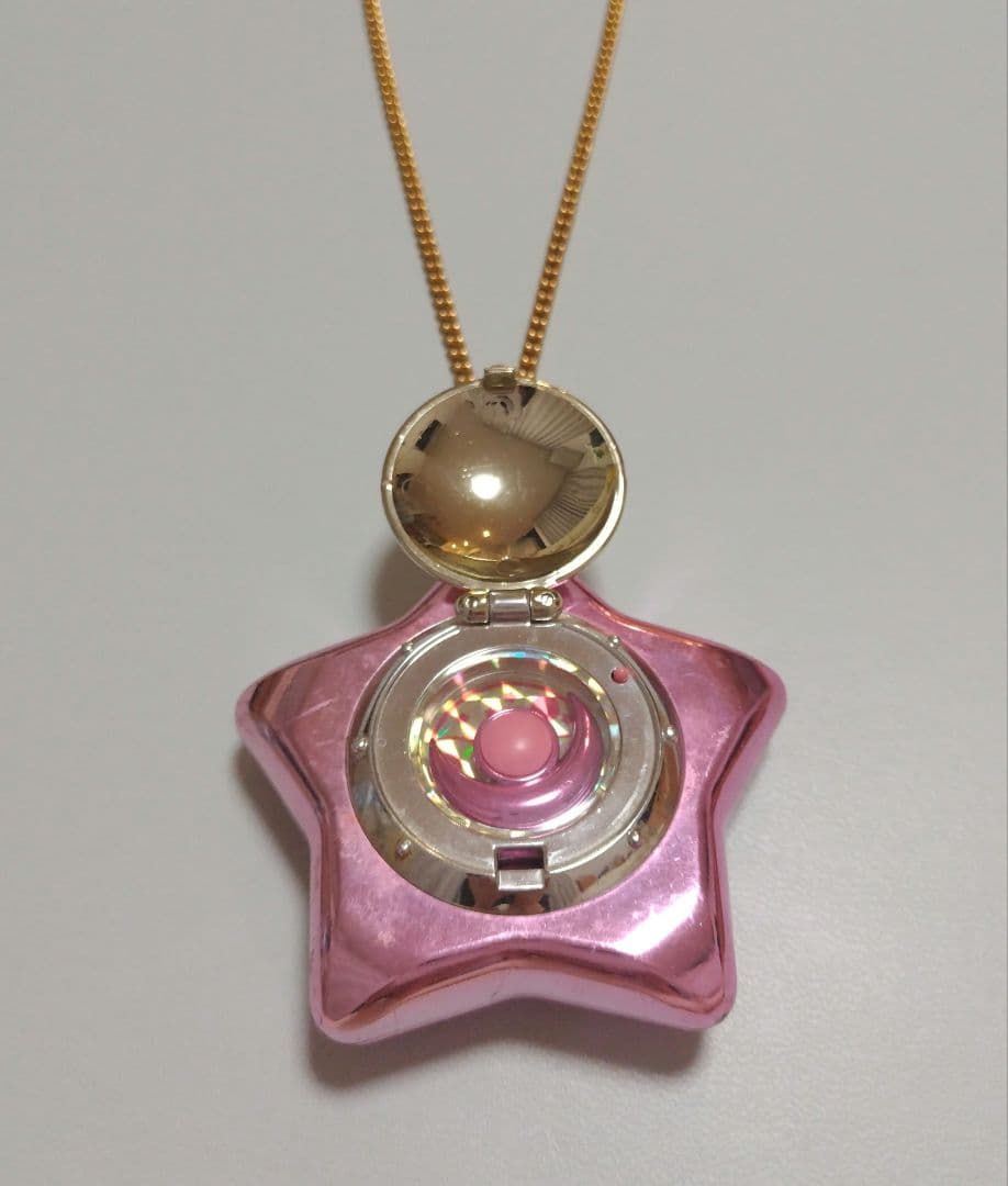 【希少・当時物】セーラームーン　オルゴール　ペンダント　ピンク　1992年日本製
