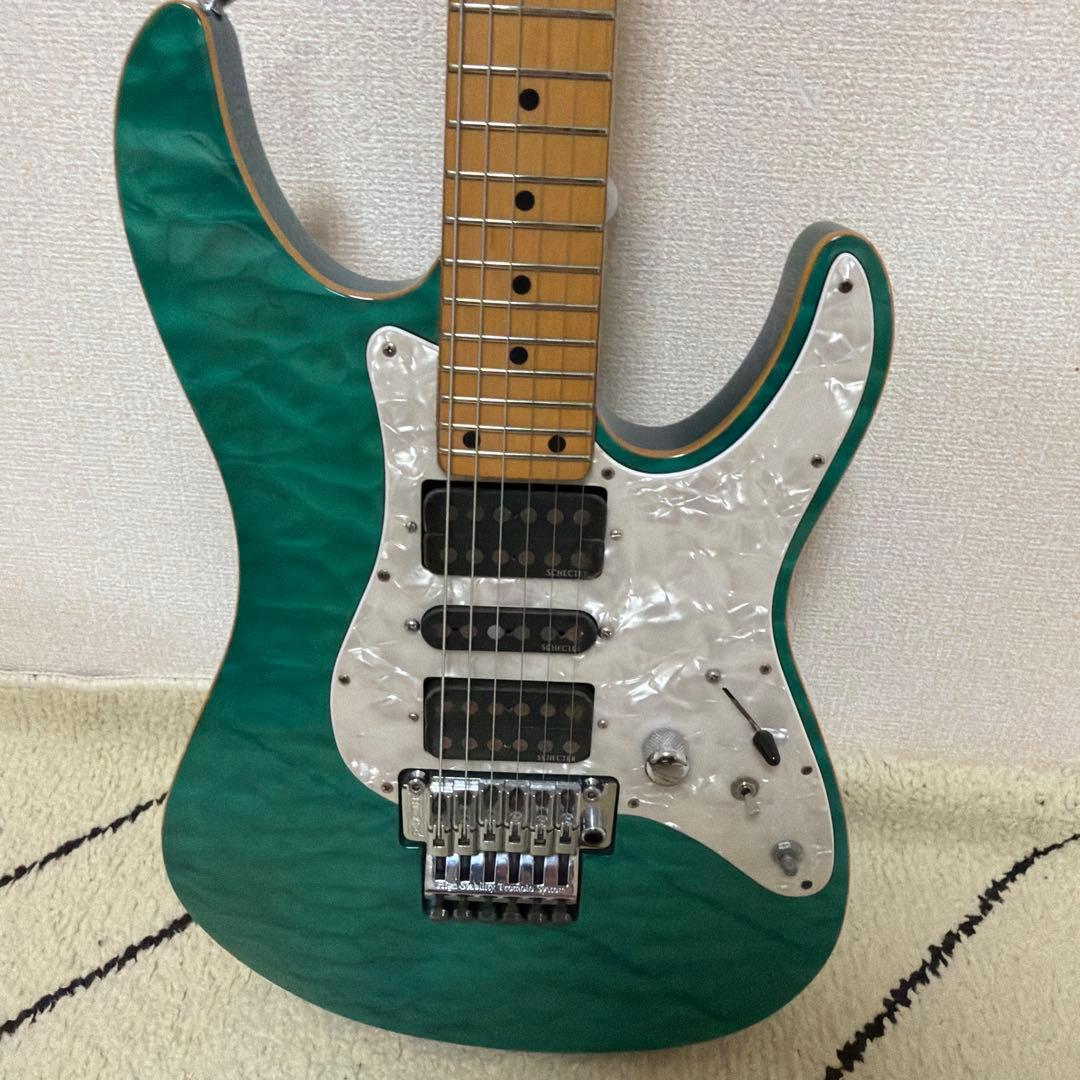 Schecter エレキギター グリーン