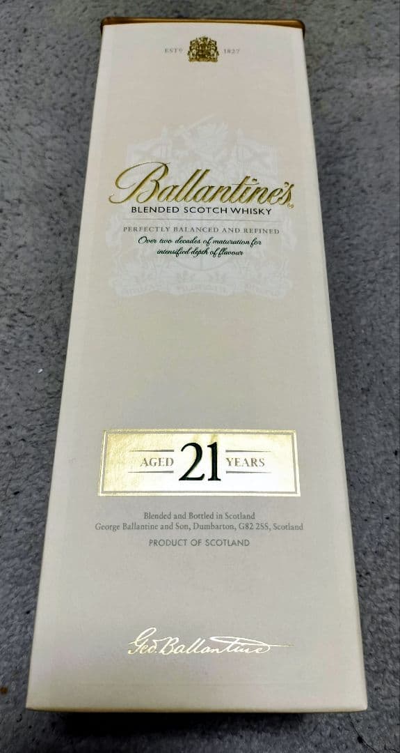 Ballantine's 21年 正規品ブレンデッドスコッチウイスキー未開封
