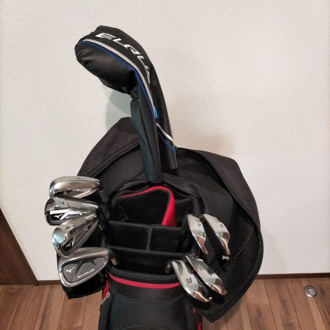 ミズノユーラスＧ６メンズアイアンセット とキャディーバッグ
