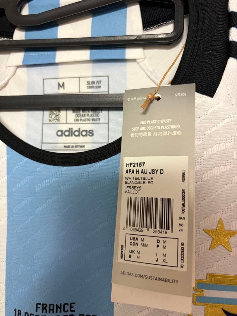 (今週限定割引)正規品 アルゼンチン代表 オーセンティック 2022WCメッシ