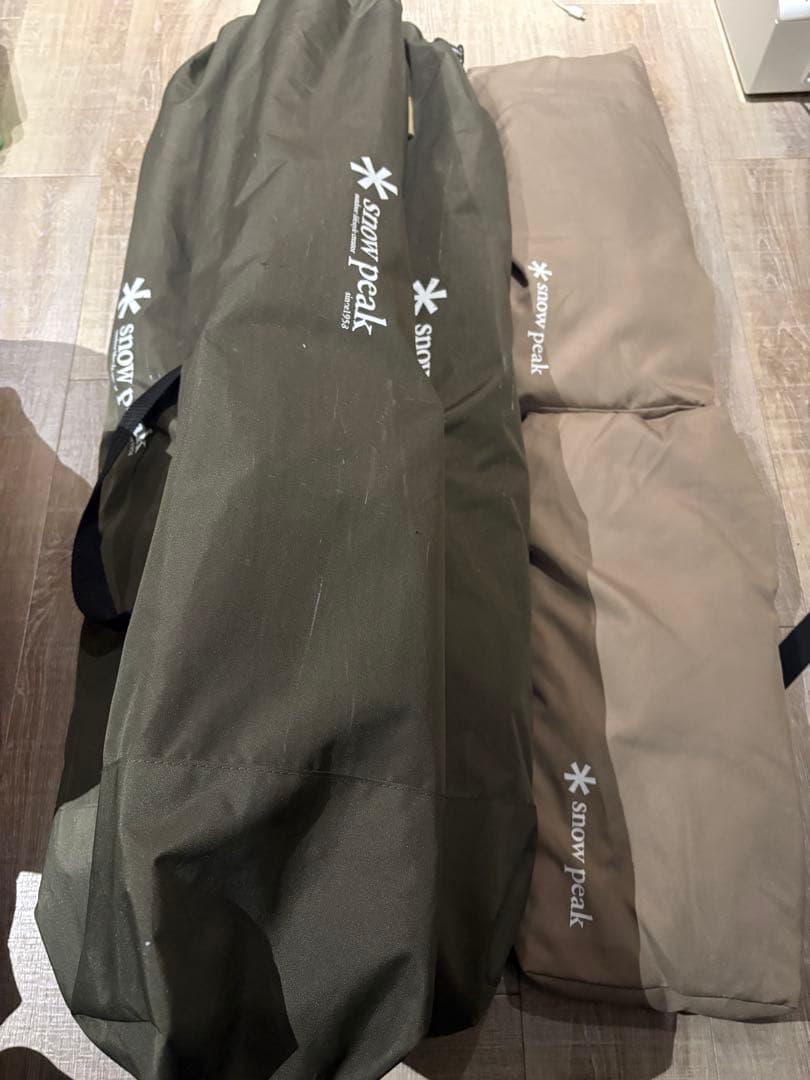 スノーピーク　ローチェア30 3個+専用クッション2個セット
