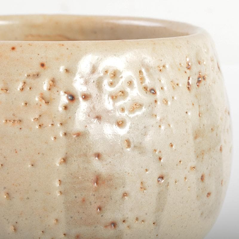 そら　北大路魯山人作　志野　志埜　茶碗　共箱　M　R6749