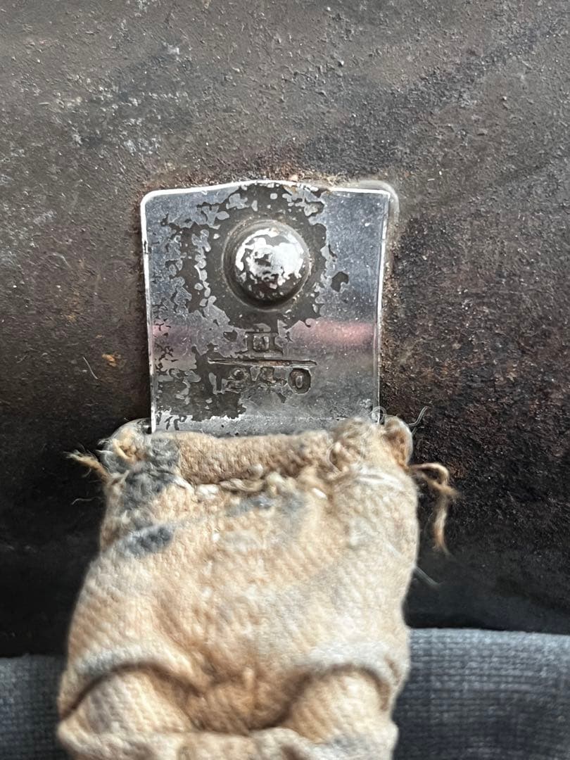 1940年WW2イギリス軍放出品 MK2ヘルメット実物　第2次世界大戦