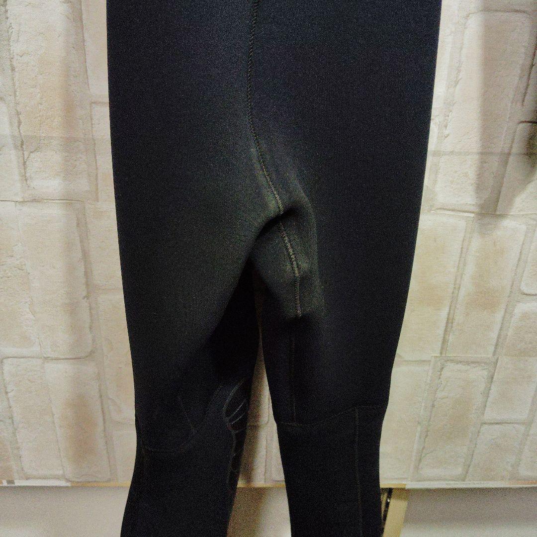 ウェットスーツ　SAVER　黒　イエロー　足付き