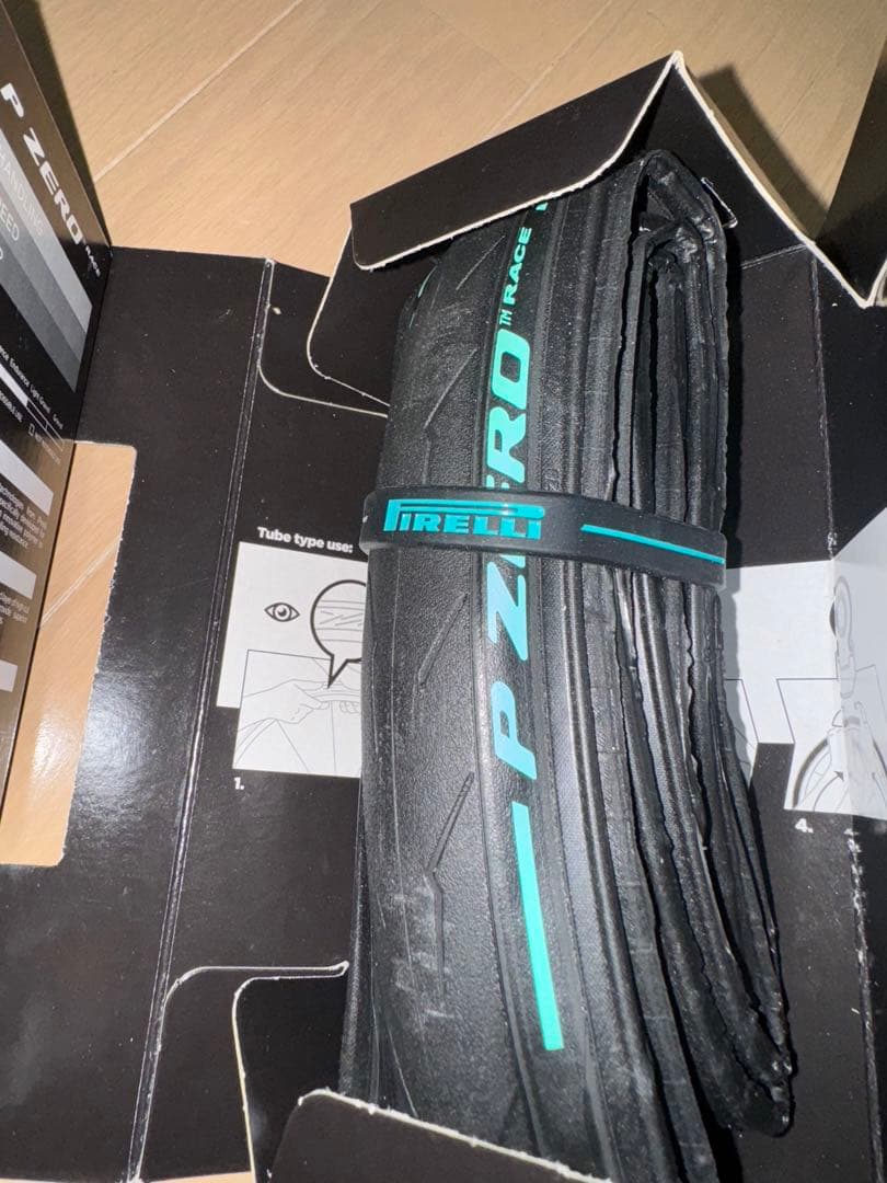 新品　2本セット　ピレリP ZERO 700×28C クリンチャー　チェレステ