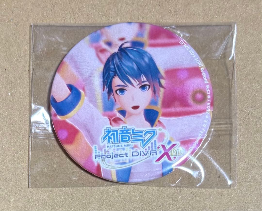 project DIVA X KAITO スプラッシュスター　缶バッジ