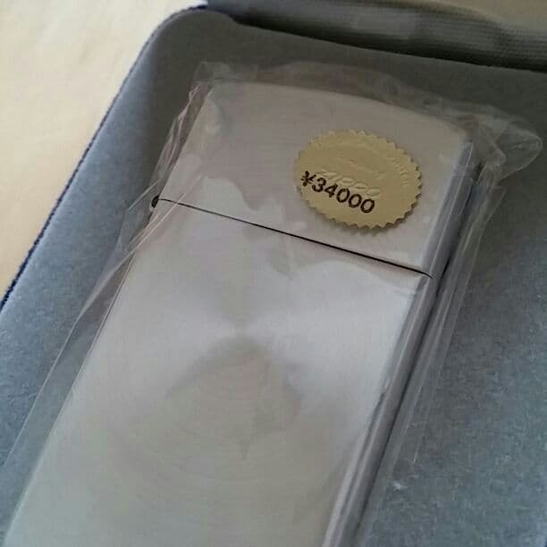 値下‼️【新品未使用ケース付き】純銀製zippoライター