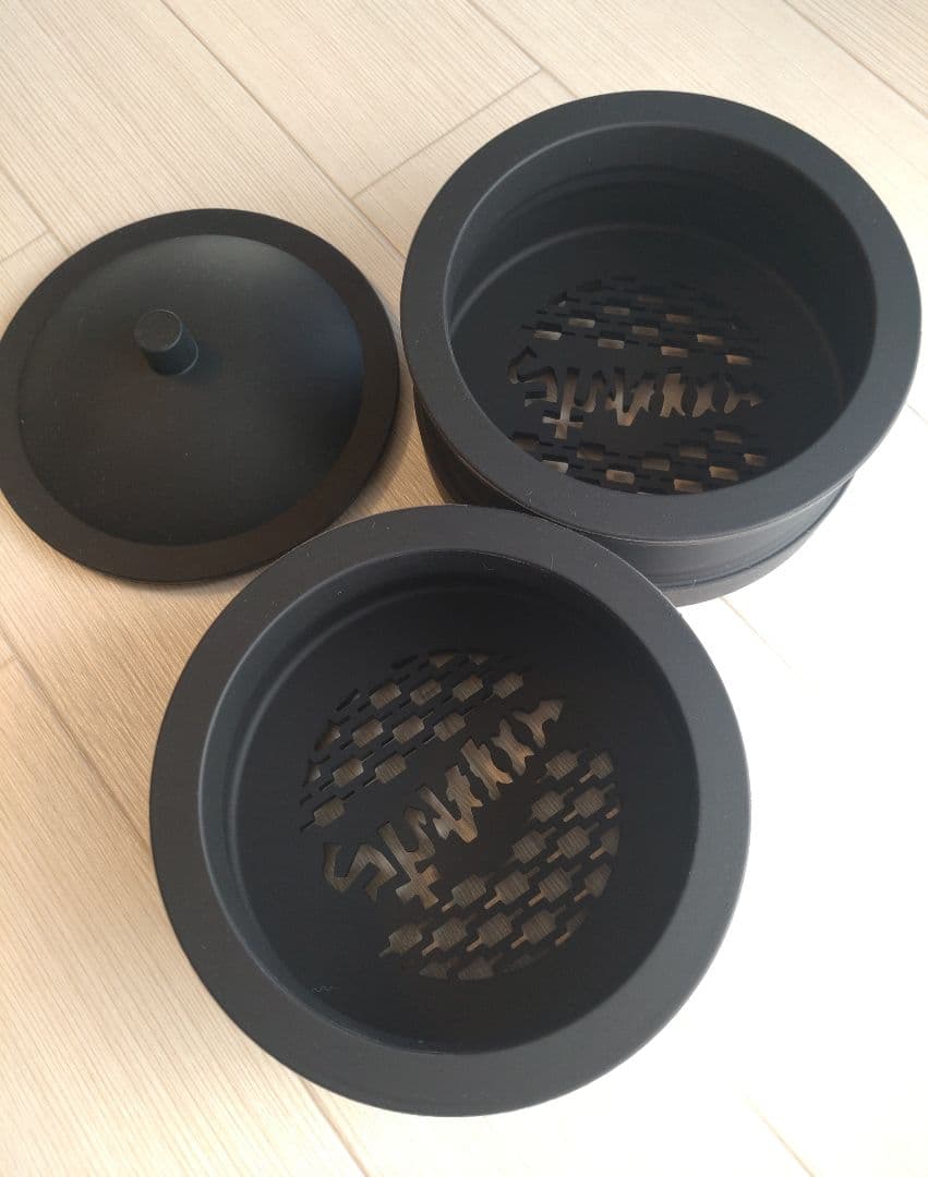 Camp Ooparts MU Sierra 折畳式シリコン製黒色せいろ