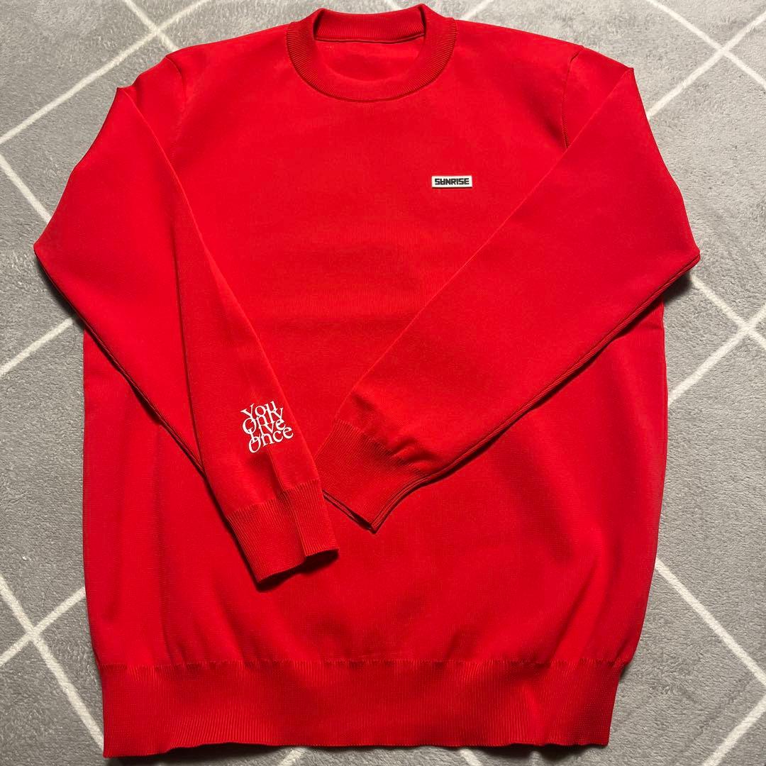 SUNRISE レッド セーター　お値下げしました