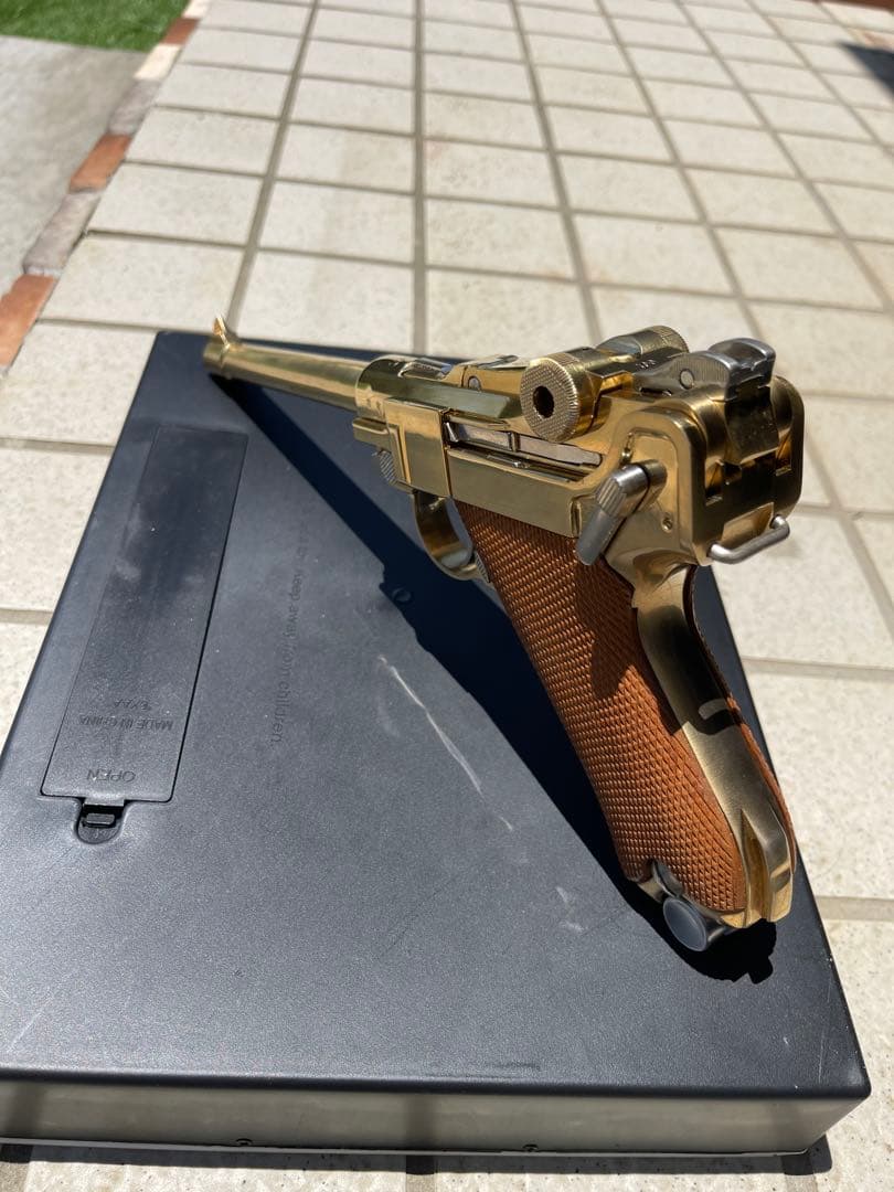 時田しろくま ルガーP08 マルシン　おまけPPK固定ガスGUN